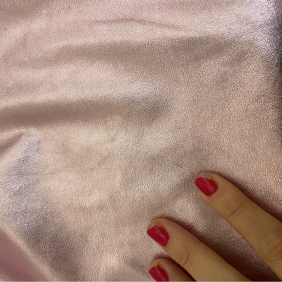 Rachel Antonoff Metallic Pink Richard Mini Skirt - Picture 7 of 7